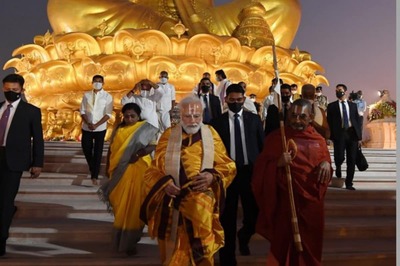PM Unveils 216-ft Tall 'Statue of Equality' in Hyderabad, Says 'Ramanujacharya's Values Will Strengthen India'