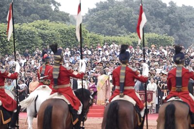 Murmu Presents Silver Trumpet, Trumpet Banner to President’s Bodyguard. Who Are They? Explained