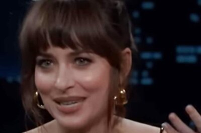 Dakota Johnson Handles Wardrobe Malfunction At Jimmy Kimmel Live Like A Pro