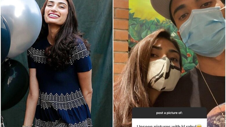 Fan Requests Athiya Shetty for Unseen Photo with KL Rahul, Actress Obliges
