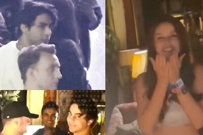 Aryan Khan Flashes RARE Smile At Party With Rumoured GF Larissa Bonesi, Model Blows Flying Kisses | Viral