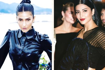 Shruti Hasaan Stuns In Black On Cannes Red Carpet