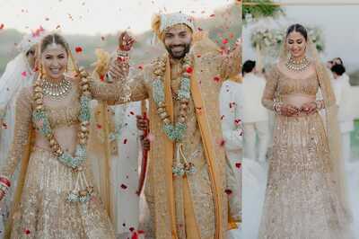 K3G Actress Malvika Raaj Gets Married; Adorns Lehenga Designed by Husband Pranav Bagga