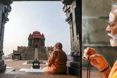 Before Exit Poll Results, Glimpse of PM Modi's Meditation at Vivekananda Rock Memorial | Video