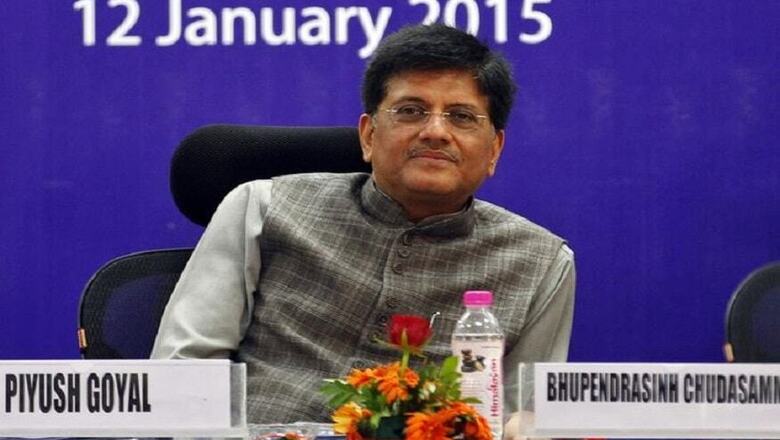 Going to Talk With US Counterpart in Next Few Days on Proposed Trade Deal: Piyush Goyal