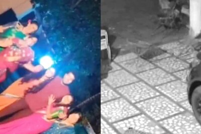 Leopard On The Sets Of Tuzya Mazya Sansarala Ani Kay Hawa