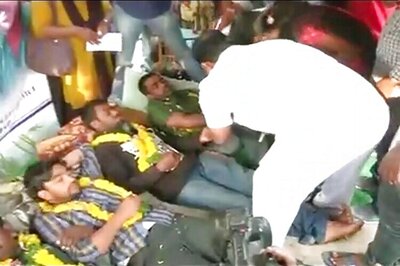 Rohith's mother hospitalised after she complained of chest pain