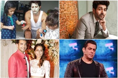 Karanvir Bohra's Twin Daughters Paint His Nails, Kartik Aaryan Disapproves of Sister's Chapatis