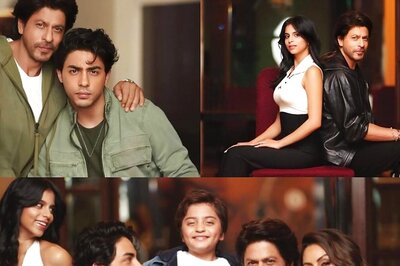 SRK Holds Aryan Close, AbRam Steals The Thunder In Heartwarming Family Photos Going Viral