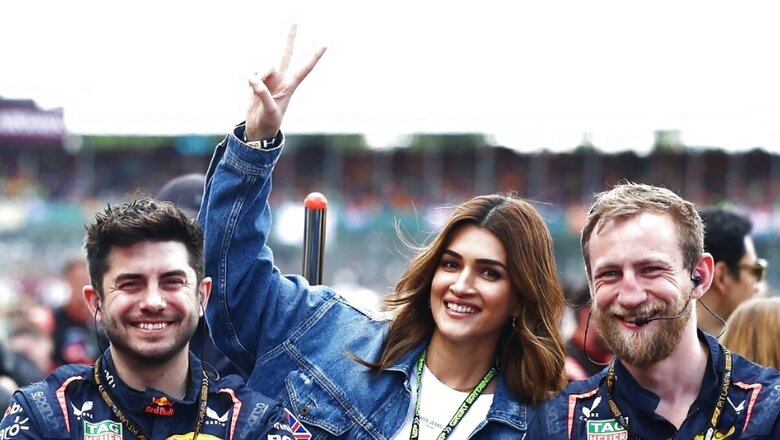 Kriti Sanon Becomes The First Female Bollywood Actress To Be At F1 In Silverstone