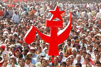 Left Activists Stage Protest Near GST Council Meeting Venue in Hyderabad