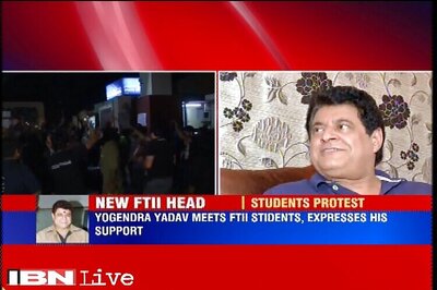 Protest at FTII against Gajendra Chauhan's appointment intensifies