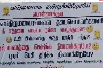 Poster In Tamil Nadu Village Hits Out At Man Sobotaging Marriages With False Info