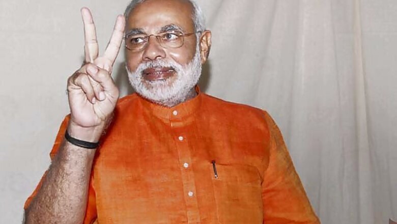 Modi tweets on BJP's victory, congratulates Vasundhara Raje, Shivraj Singh Chauhan