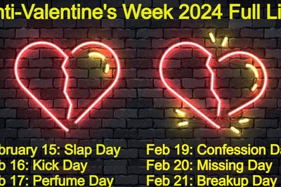 Anti-Valentine's Week 2024: Slap, Kick, Breakup, Perfume Day and More