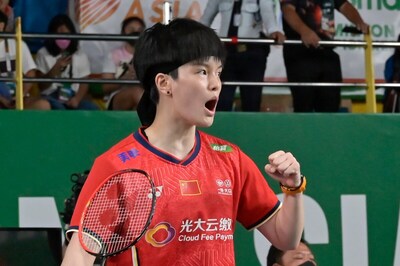 Unseeded Wang Zhiyi Stuns World Champion Akane Yamaguchi to Win Asia Badminton Championship