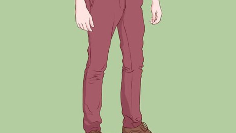 How to Wear Burgundy Pants