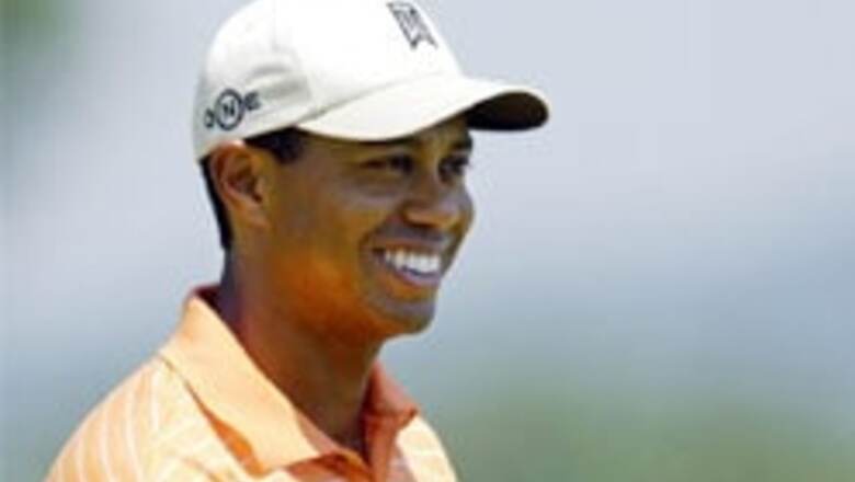 Woods becomes papa Tiger