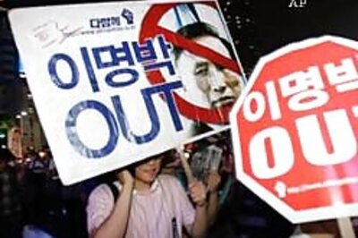 South Koreans continue to protest beef imports