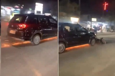 Odisha: Sparks Fly as UP Car Drags Two Wheeler For 1 km in Bhubhneshwar's Patia | Watch