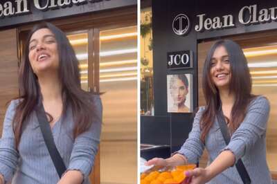 Watch: Bride-To-Be Divya Agarwal Distributes Sweets To Paparazzi Ahead Of Wedding