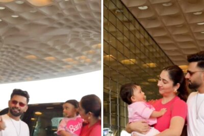 Watch: Rahul Vaidya, Disha Parmar’s Cute Gesture With Daughter Navya As They Get Papped At Airport