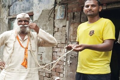 Meet 80-year-old Ramesh Chand Kushwah, The Agra Man With A 35-foot-long Moustache