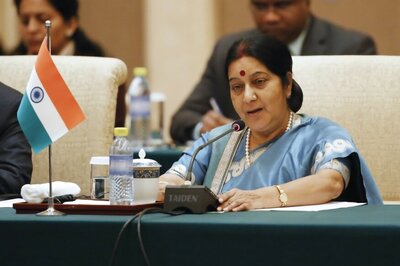 Sushma Swaraj Calls on Myanmar President U Win Myint; Holds Bilateral Talks