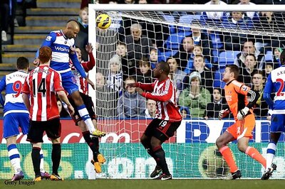 Reading beat Sunderland 2-1 in Premier League
