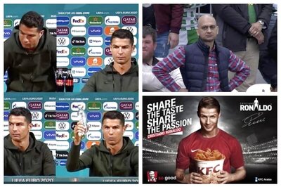 Ronaldo Moving Coca-Cola Bottles at Euro 2020 Leads to Hilarious Memefest