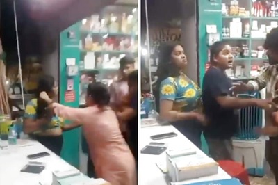 On Camera: UP Women Slap, Pull Each Other's Hair Over Rs 100 Dispute At Medical Shop
