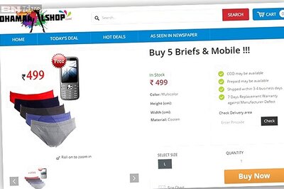 A deal like never before! Buy men's underwear and get a mobile phone free