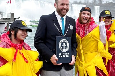 Solar Eclipse 2024: Niagara Falls Sets Guinness World Record For Gathering 309 People Dressed As The Sun, Beats China