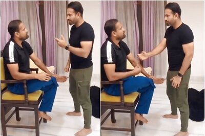 Coronavirus: Irfan and Yusuf Pathan Maintain Social Distance as They Recreate Iconic Bollywood Scene