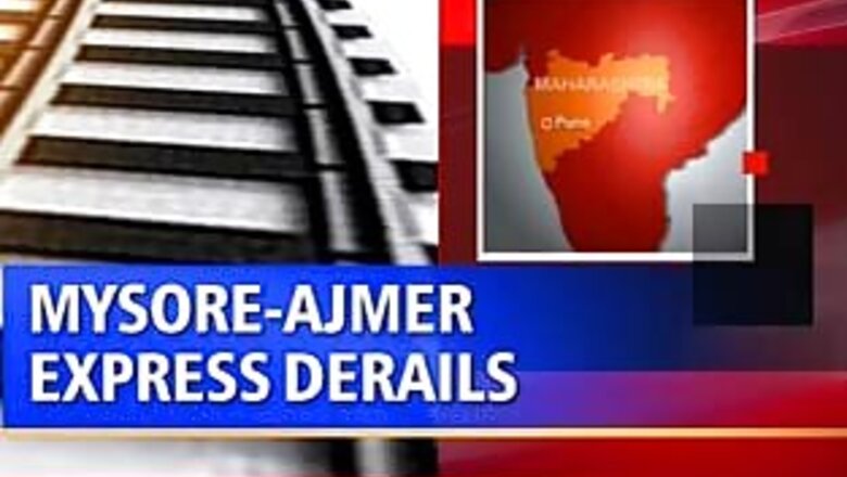 Mysore-Ajmer Express derails near Pune, five injured