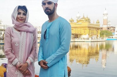 Newlyweds Karan V Grover And Poppy Jabbal Seek Blessings at Golden Temple; See Pics
