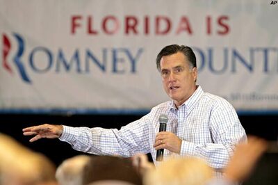 Ahead in Florida, Romney turns focus back to Obama