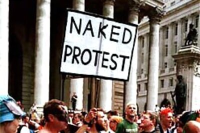 Naked protests are finally here