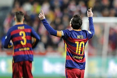 300-up Messi makes history as Barcelona open big lead