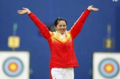 China's Zhang breaks South Korea's iron grip on archery