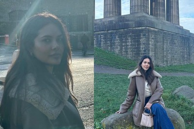 Esha Gupta Exudes Winter Style Goals In Turtle-Neck Top And Beige Coat; See Photos