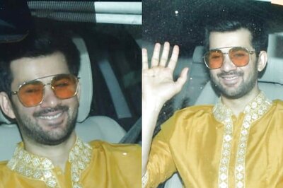 Dulha Karan Deol Looks Dapper In Yellow at His Haldi Ceremony, Can You Spot His Mehendi?