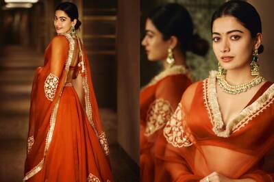 Rashmika Mandanna Is The Epitome Of Grace And Beauty In This Regal Devnaagri Lehenga, See Pics
