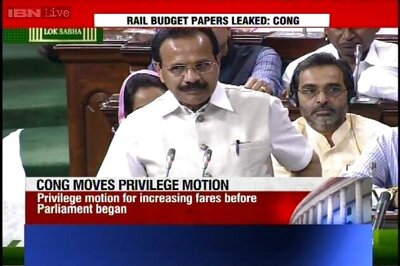 Congress moves privilege motion against government for rail fare hike before Budget Session