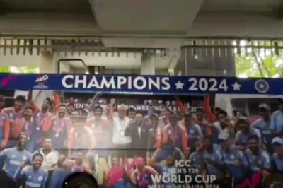Watch: First Glimpse of Decked-out Bus For Team India's T20 World Cup Victory Parade