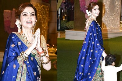 Nita Ambani Looks Regal in Stunning Abu Jani Sandeep Khosla Lehenga at Anant Ambani-Radhika Merchant Mehndi Ceremony