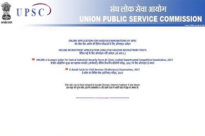 Download E-admit Card, Instructions: UPSC to Candidates