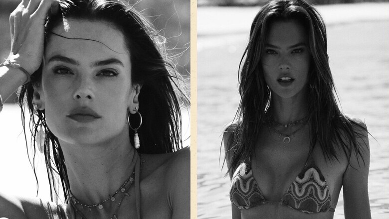 Supermodel Alessandra Ambrosio Turns Up The Heat In Beachside Bikini Photoshoot; See Pics