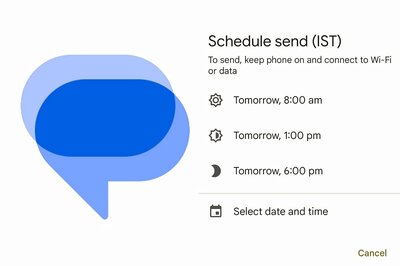 Here's How You Can Schedule Texts On Google Messages