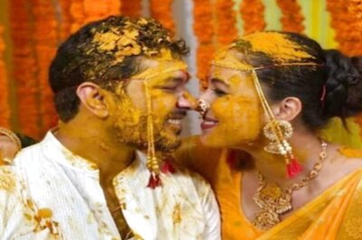 Actors Suyash Tilak, Ayushi Bhave Enjoy Haldi, Mehendi Ceremonies With Family, Friends